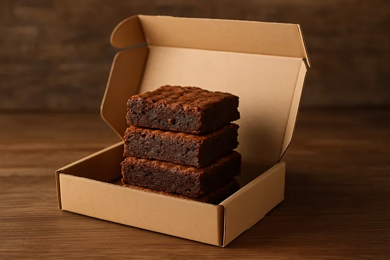 Brownies per post: een smakelijke verrassing